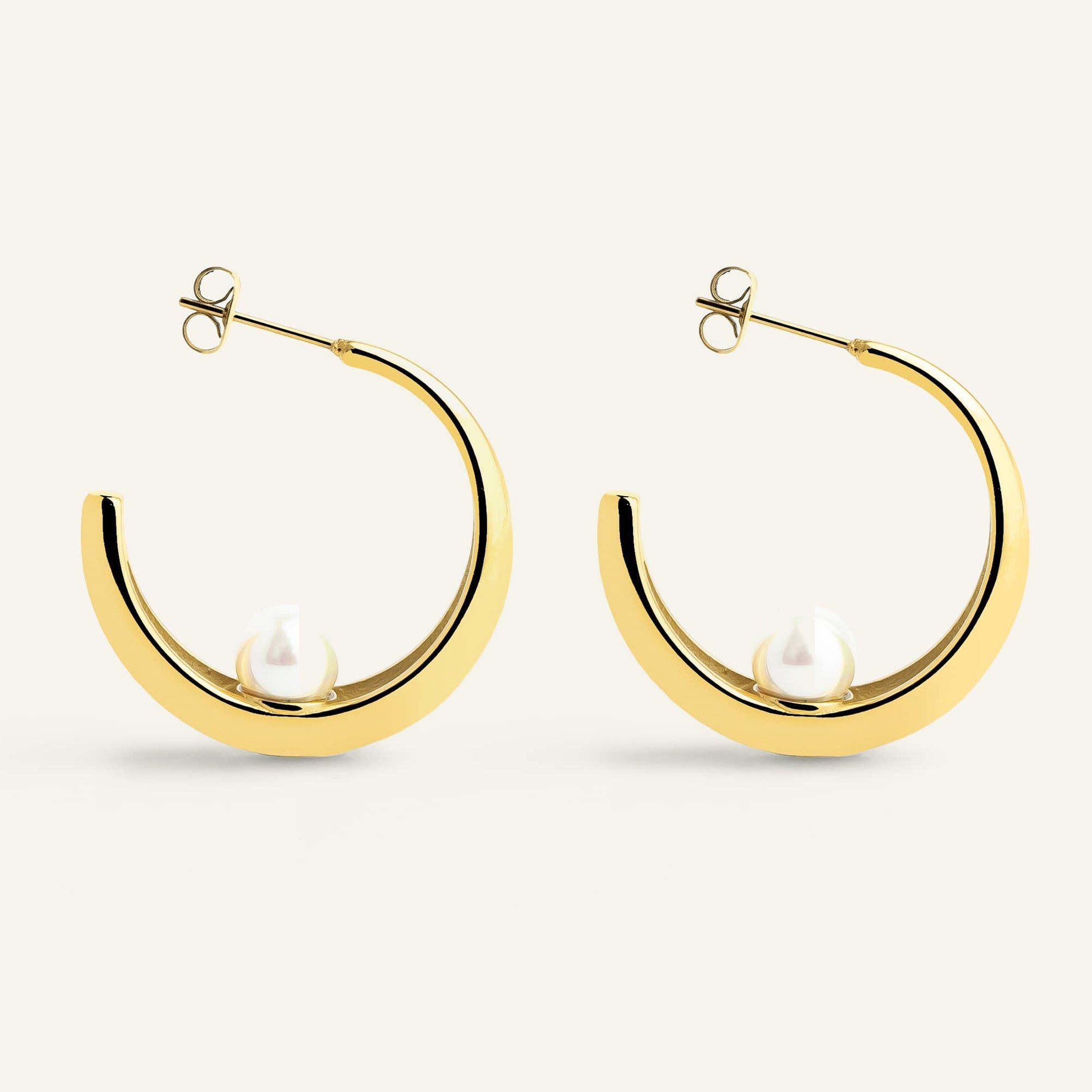 The pair / Gold-plated stainless steel