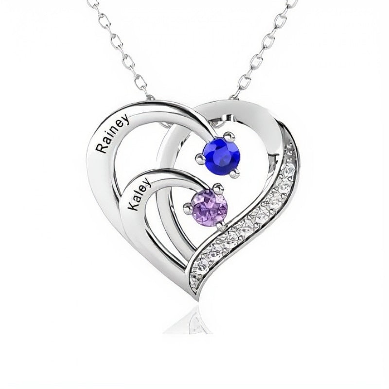 White gold  2 diamonds / 50cm