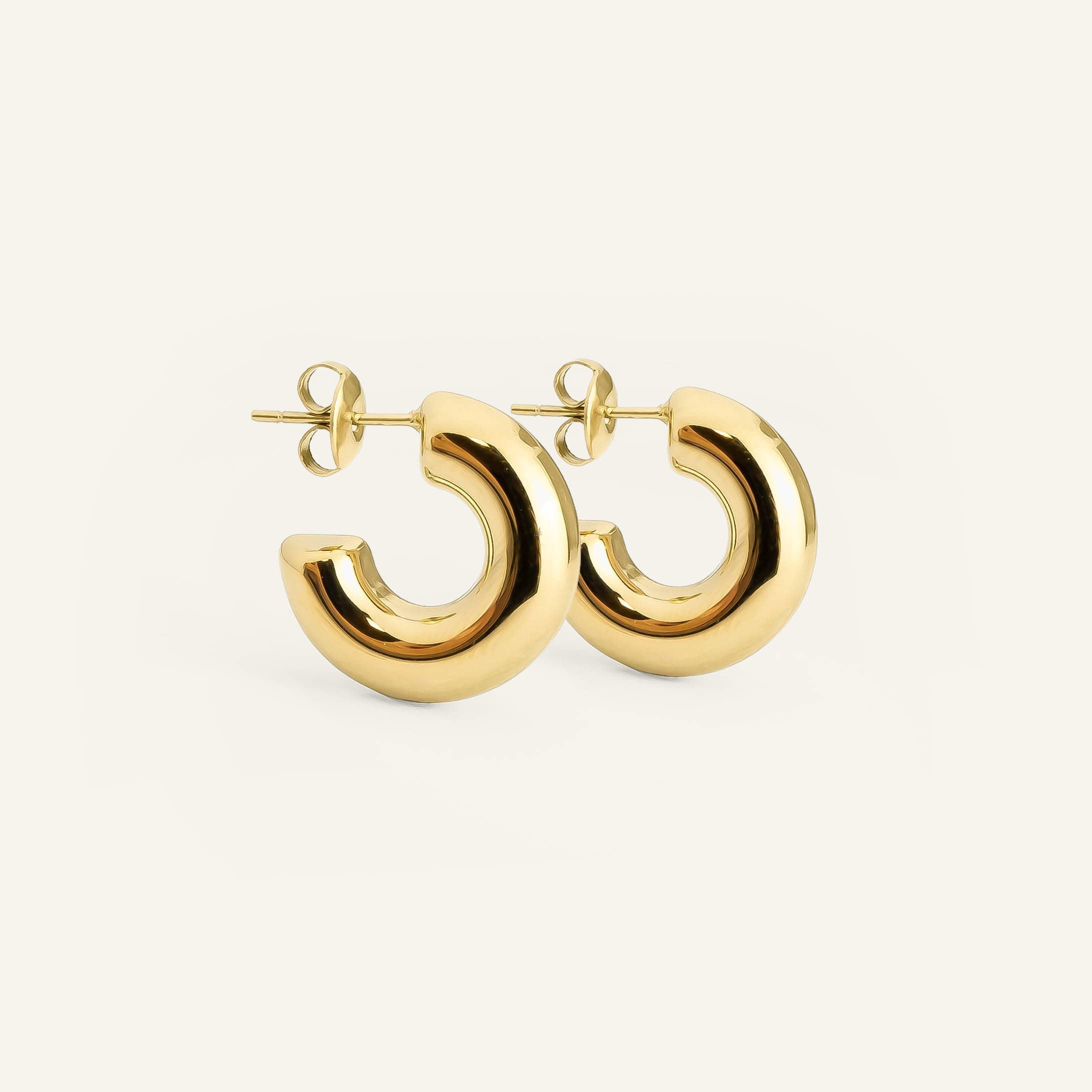 The pair / Gold-plated stainless steel